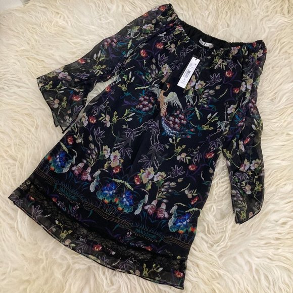 Alice + Olivia Dresses & Skirts - ALICE + OLIVIA Floral Print Mini Dress